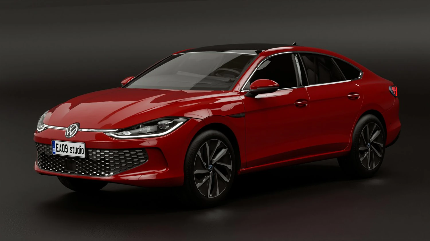 2023 Volkswagen Lamando 3D Model .c4d .max .obj .3ds .fbx .stl .blend