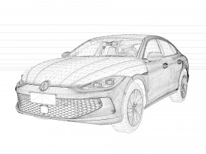 2023 Volkswagen Lamando 3D Model