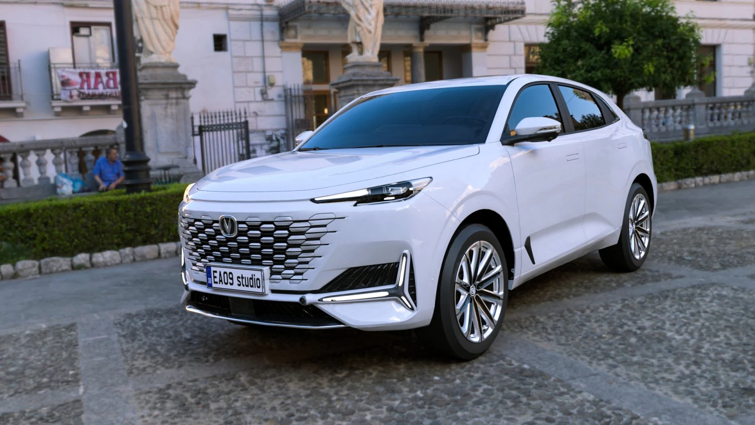 Changan UNI-K 3D Model .c4d .max .obj .3ds .fbx .stl .blend 