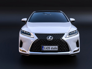 2022 Lexus RX 450h 3D Model