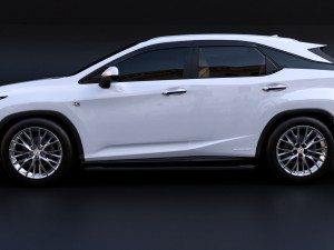 2022 Lexus RX 450h 3D Model