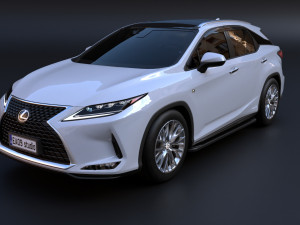 2022 Lexus RX 450h 3D Model