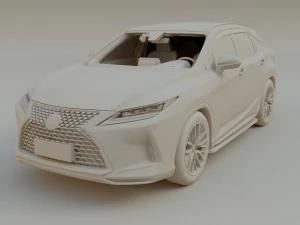 2022 Lexus RX 450h 3D Model