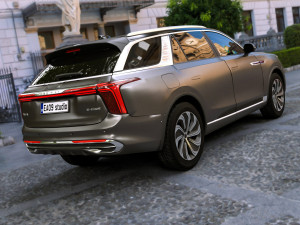 Hongqi E-HS9 Modello 3D