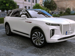 Hongqi E-HS9 Modello 3D