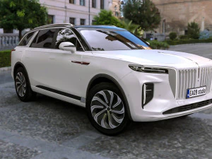 Hongqi E-HS9 3D Model