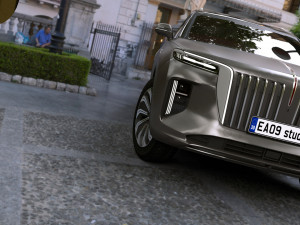 Hongqi E-HS9 Modello 3D