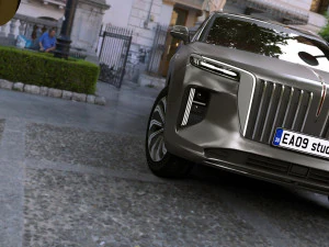 Hongqi E-HS9 3D Model