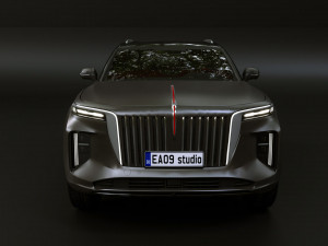 Hongqi E-HS9 Modello 3D
