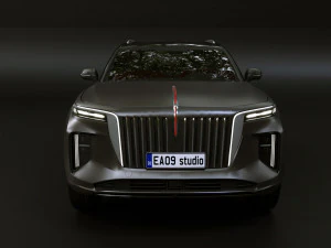 Hongqi E-HS9 3D Model