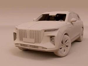 Hongqi E-HS9 3D Model