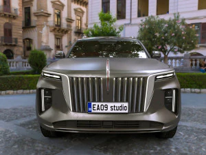 Hongqi E-HS9 Model 3D