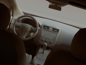2023 Nissan Tiida 3Dモデル