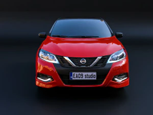 2023 Nissan Tiida 3D Model