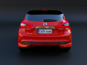 2023 Nissan Tiida 3Dモデル