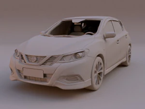 2023 Nissan Tiida 3D Model