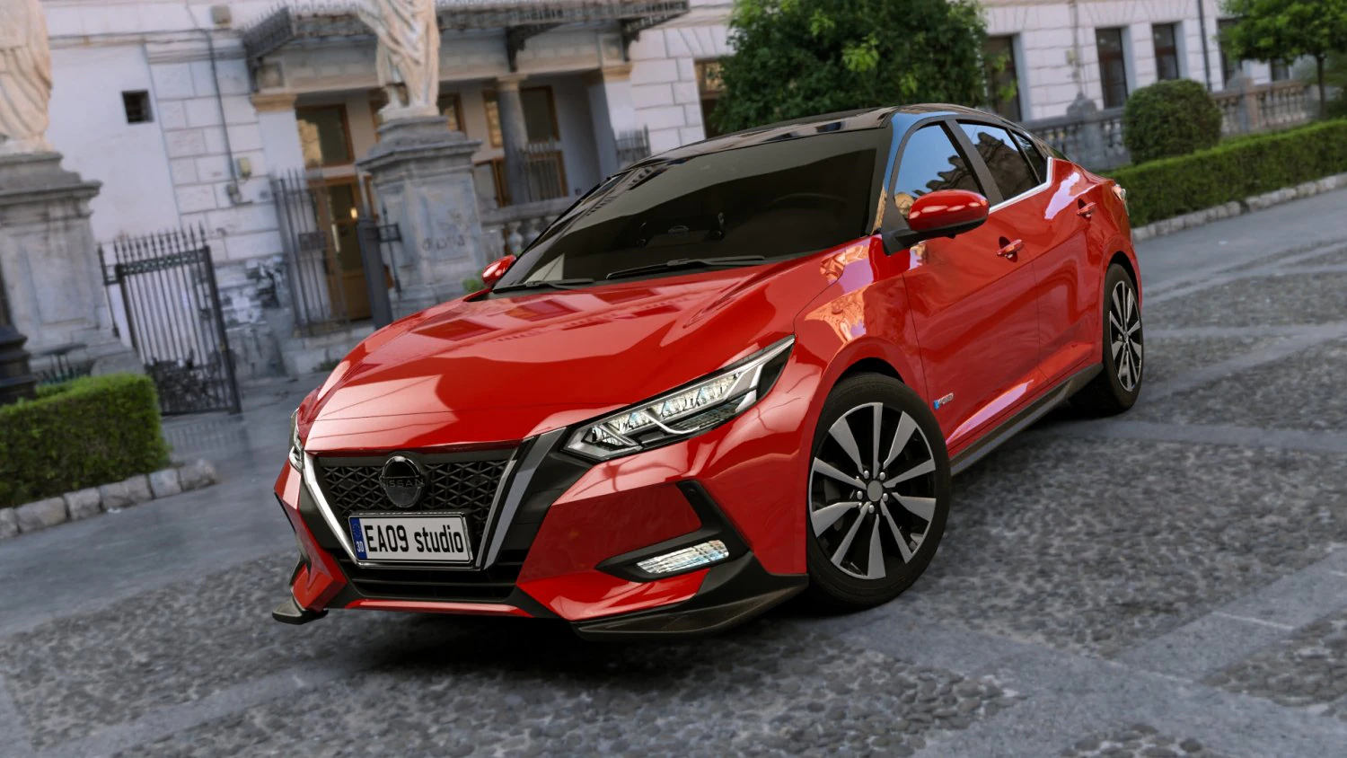 2022 Nissan Sylphy E-Power 3D Model .c4d .max .obj .3ds .fbx .stl .blend 