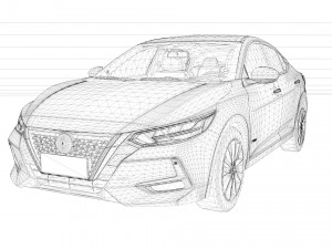2022 Nissan Sylphy E-Power Modelo 3D