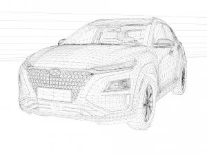 Hyundai Encino EV 3D Model