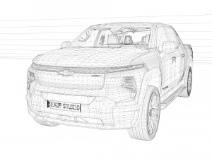 2024 Chevrolet Silverado EV RST Modelo 3D