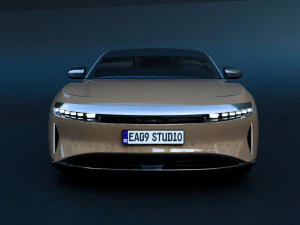 2023 Lucid Air 3D Model