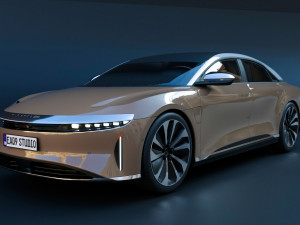 2023 Lucid Air Modelo 3D