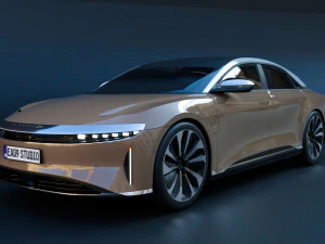 2023 Lucid Air 3D Model