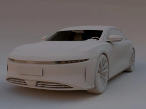 2023 Lucid Air 3D Model