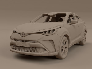 Toyota C HR GR Sport Hybrid 3D in 3DExport