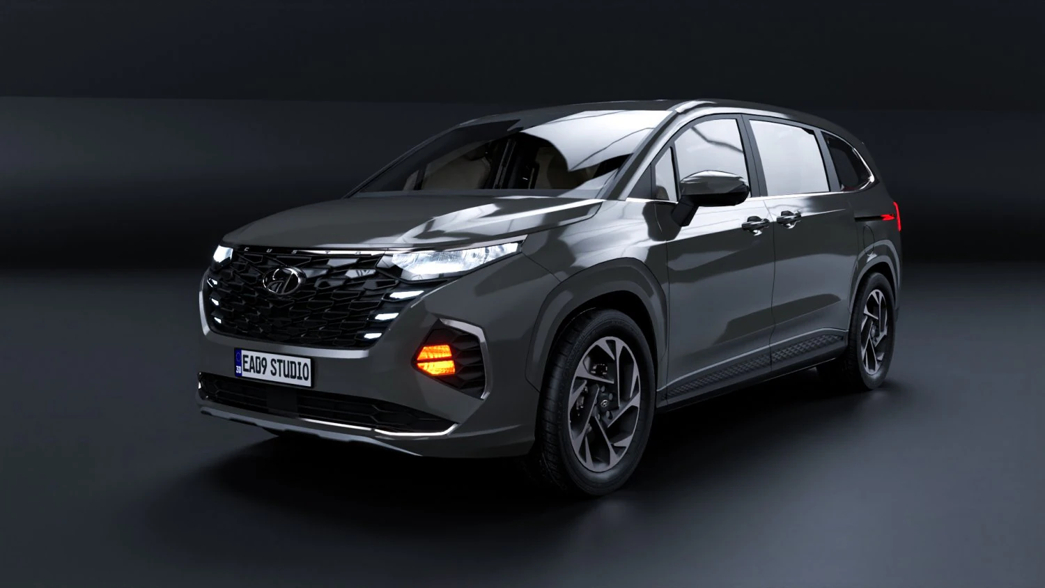 Hyundai Custo 3D Model .c4d .max .obj .3ds .fbx .stl .blend