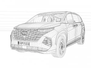 Hyundai Custo 3D Model