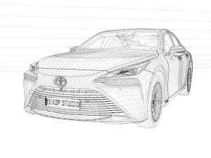 Toyota Mirai Limited 3D 模型