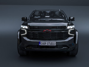 2022 Chevrolet Tahoe Vossen Hybrid Modelo 3D
