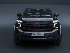 2022 Chevrolet Tahoe Vossen Hybrid 3D Model