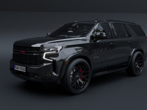 2022 Chevrolet Tahoe Vossen Hybrid Modelo 3D