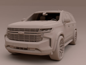 2022 Chevrolet Tahoe Vossen Hybrid Modelo 3D