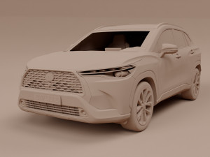 2023 Toyota Corolla Cross Hybrid Modelo 3D