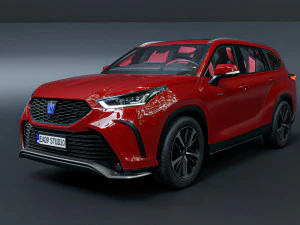 2023 Toyota Crown Kluger Hybrid 3D Model
