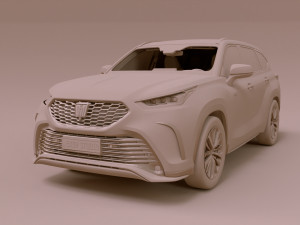 2023 Toyota Crown Kluger Hybrid 3D Model