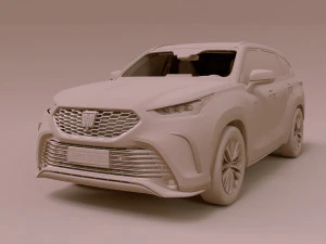 2023 Toyota Crown Kluger Hybrid 3D Model