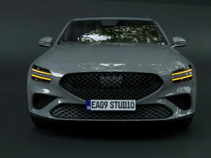 2023 Genesis G70 4WD 3D Model