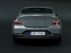 2023 Genesis G70 4WD 3D 模型
