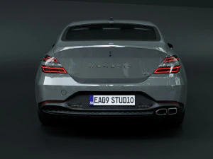 2023 Genesis G70 4WD 3D Model
