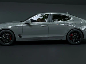 2023 Genesis G70 4WD 3D Model