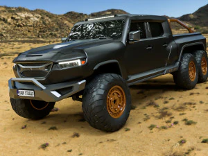 Rezvani Hercules 6x6 3D Model