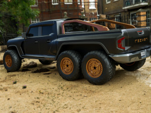 Rezvani Hercules 6x6 3D Модель