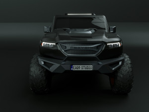 Rezvani Hercules 6x6 3D Модель
