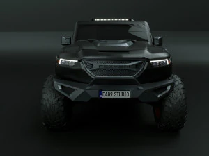 Rezvani Hercules 6x6 3D Model