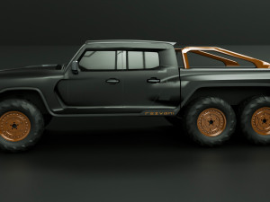 Rezvani Hercules 6x6 3D Модель