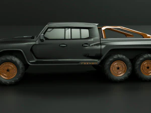 Rezvani Hercules 6x6 3D Model
